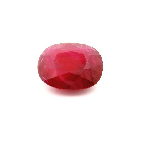 12.18 ct Cushion Red Natural Ruby