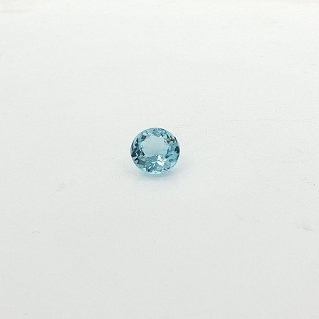 1.60 ct Round Blue Natural Aquamarine