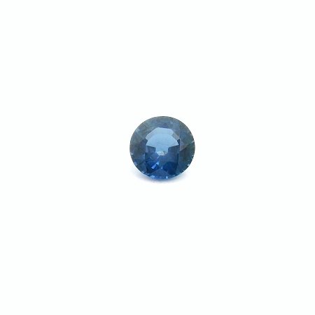 0.67 ct Round Blue Natural Sapphire