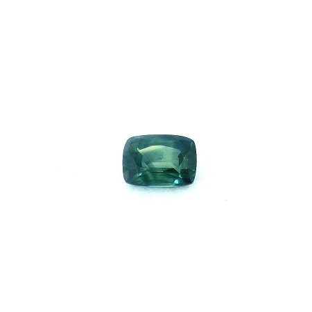 0.79 ct Cushion Green Natural Sapphire