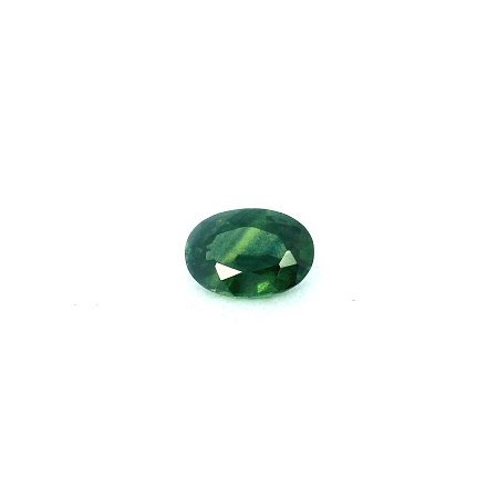 0.76 ct Oval Green Natural Sapphire