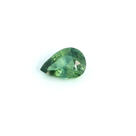 0.62 ct Pear Green Natural Sapphire