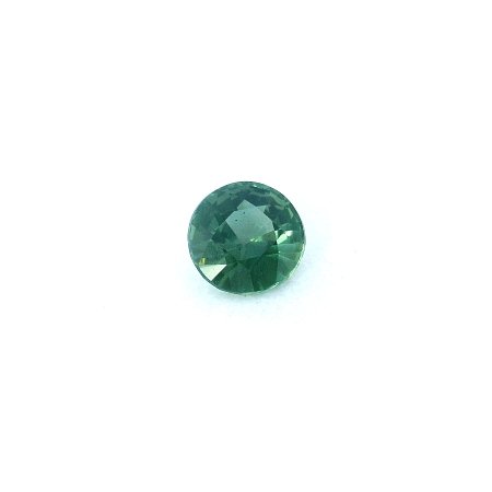 1.00 ct Round Green Natural Sapphire