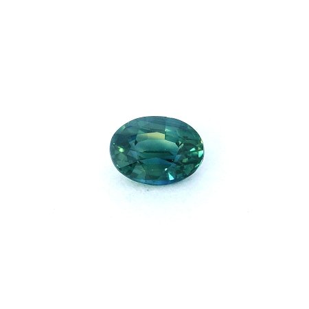 1.58 ct Oval Green Natural Sapphire