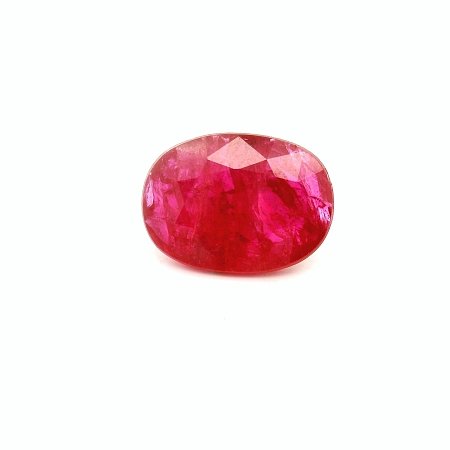 4.17 ct Oval Red Natural Ruby