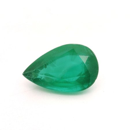 6.15 ct Pear Green Natural Emerald