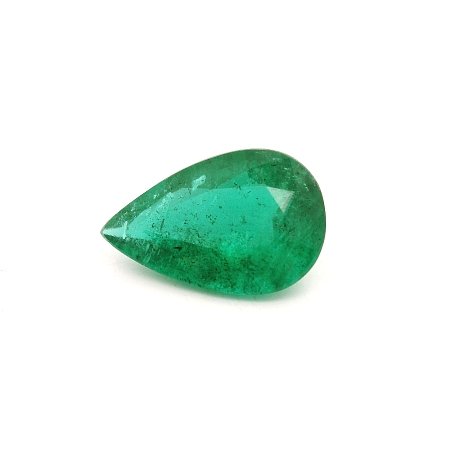 3.63 ct Pear Green Natural Emerald