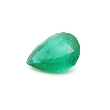 5.05 ct Pear Green Natural Emerald