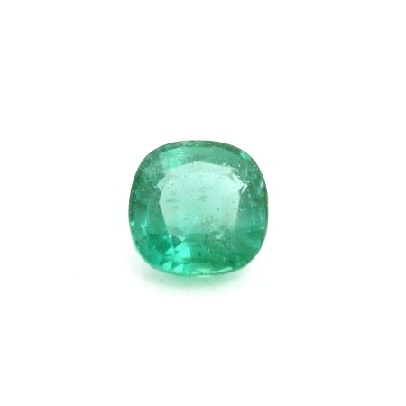 3.11 ct Cushion Green Natural Emerald