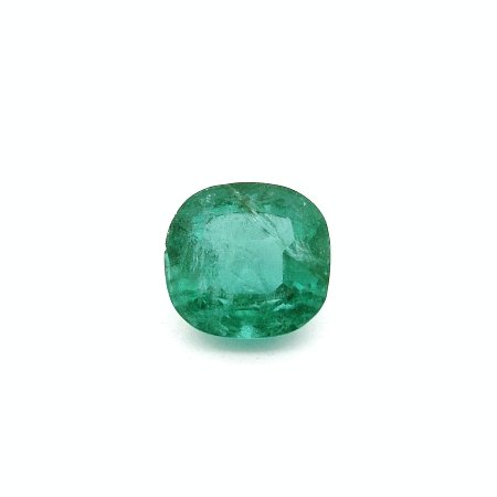 2.91 ct Cushion Green Natural Emerald