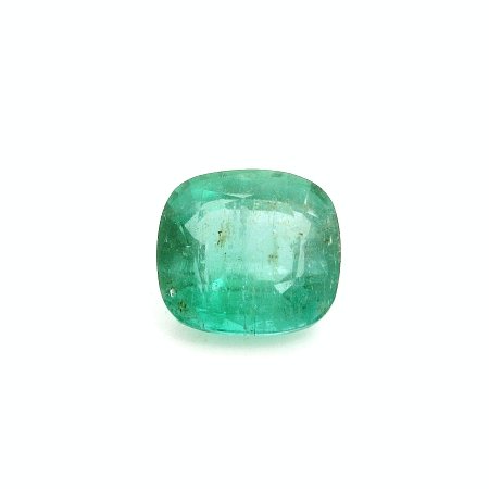3.45 ct Cushion Green Natural Emerald