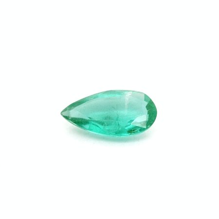 1.61 ct Pear Green Natural Emerald