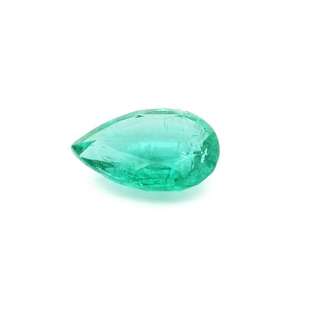 3.97 ct Pear Green Natural Emerald