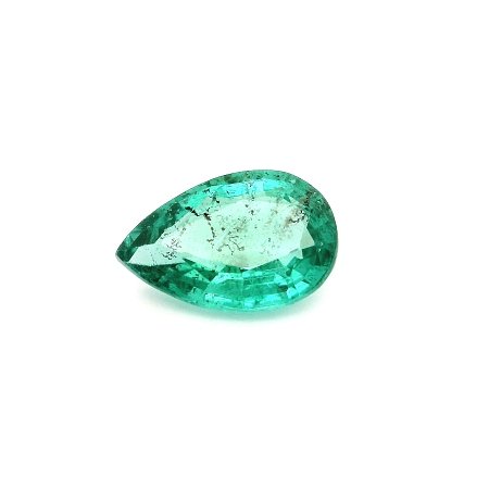3.48 ct Pear Green Natural Emerald
