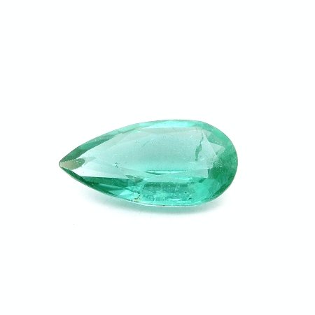 3.34 ct Pear Green Natural Emerald