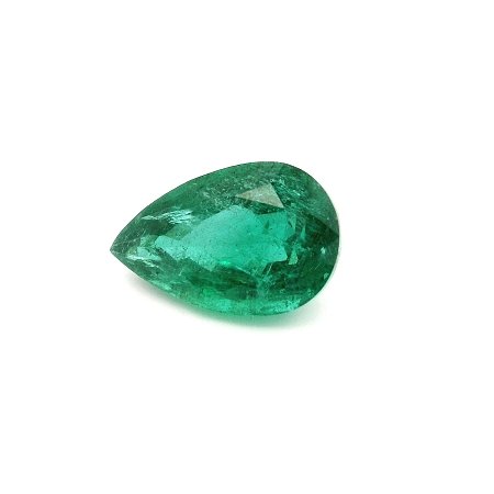 4.49 ct Pear Green Natural Emerald