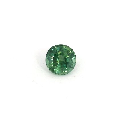 0.93 ct Round Green Natural Sapphire