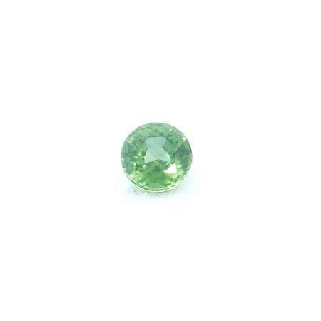 0.69 ct Round Green Natural Sapphire