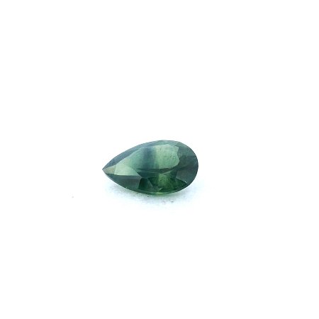 0.61 ct Pear Green Natural Sapphire