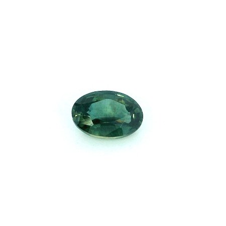 0.72 ct Oval Green Natural Sapphire