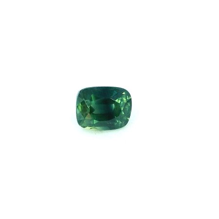 0.71 ct Cushion Green Natural Sapphire