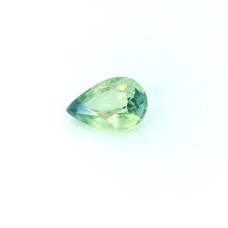 0.72 ct Pear Green Natural Sapphire