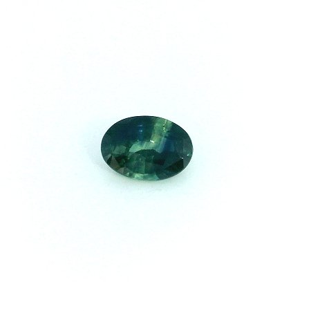 0.54 ct Oval Green Natural Sapphire
