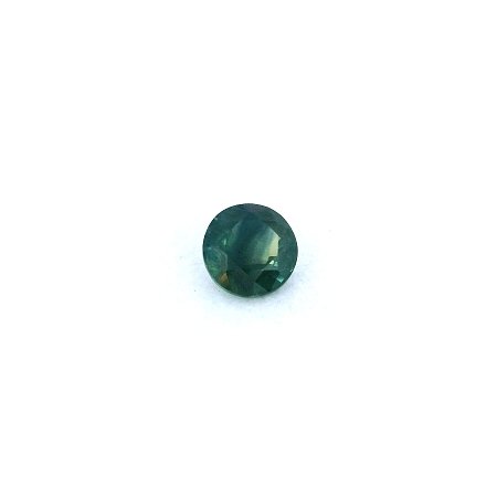 0.61 ct Round Green Natural Sapphire