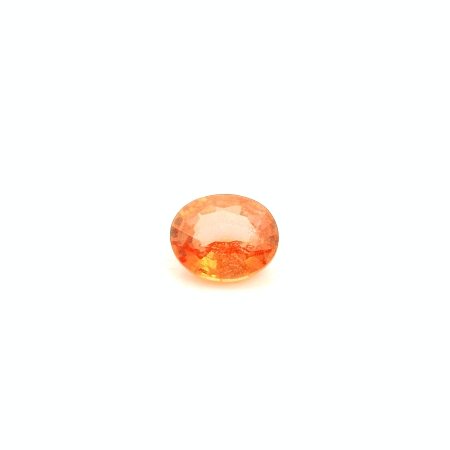 0.86 ct Oval Orange Natural Sapphire