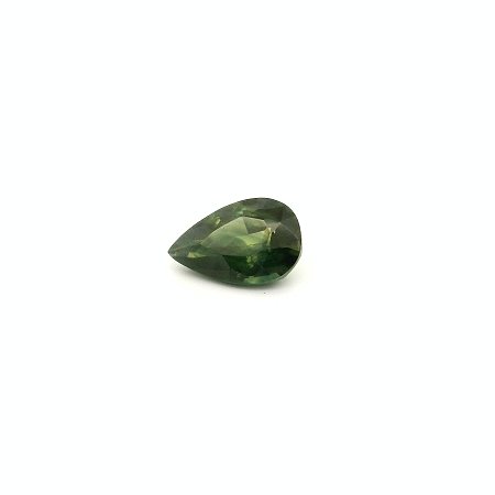 0.58 ct Pear Green Natural Sapphire