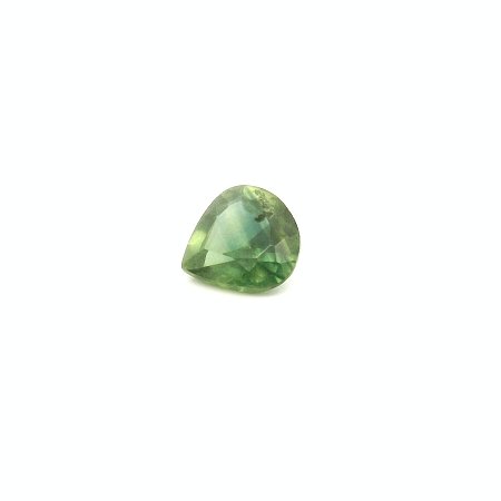 0.57 ct Pear Green Natural Sapphire