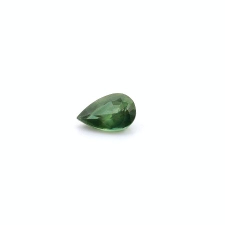 0.43 ct Pear Green Natural Sapphire