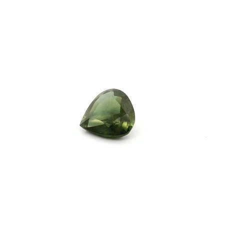 0.64 ct Pear Green Natural Sapphire