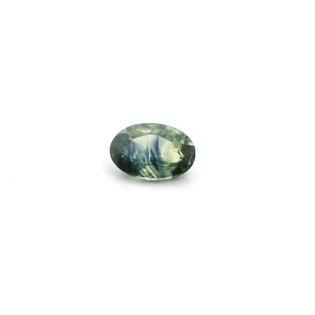 0.62 ct Oval Green Natural Sapphire