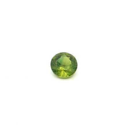 0.76 ct Round Green Natural Sapphire