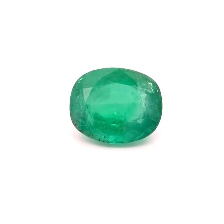 6.44 ct Cushion Green Natural Emerald