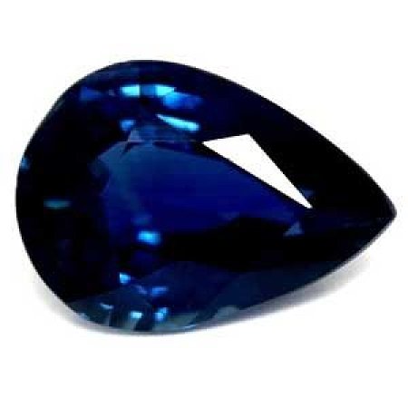 0.79 ct Pear Blue Natural Sapphire