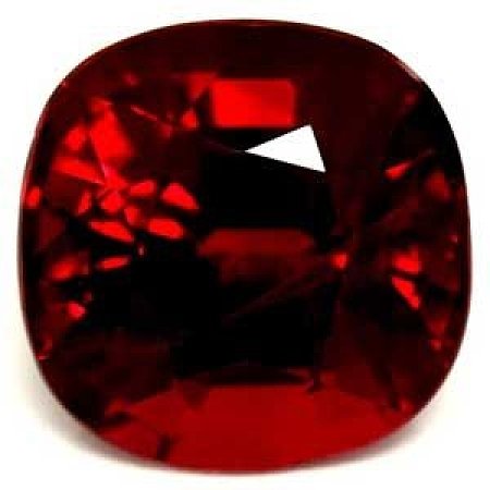 1.40 ct Cushion Red Natural Ruby