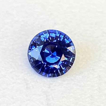 2.01 ct Round Blue Natural Sapphire