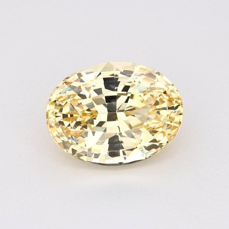 3.08 ct Oval Yellow Natural Sapphire