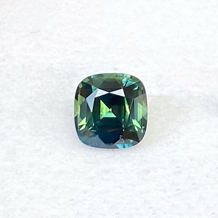 2.44 ct Cushion Green Natural Sapphire