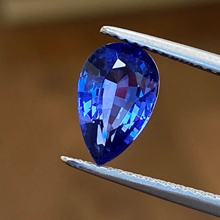 2.38 ct Pear Blue Natural Sapphire