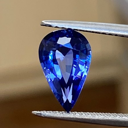 2.42 ct Pear Blue Natural Sapphire