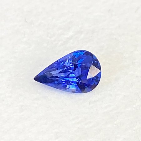 0.85 ct Pear Blue Natural Sapphire