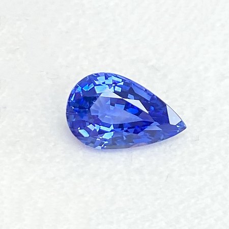 2.61 ct Pear Blue Natural Sapphire