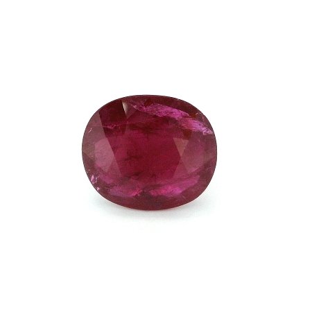 3.96 ct Oval Red Natural Ruby