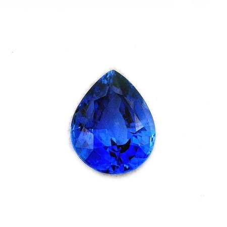 4.72 ct Pear Blue Natural Sapphire