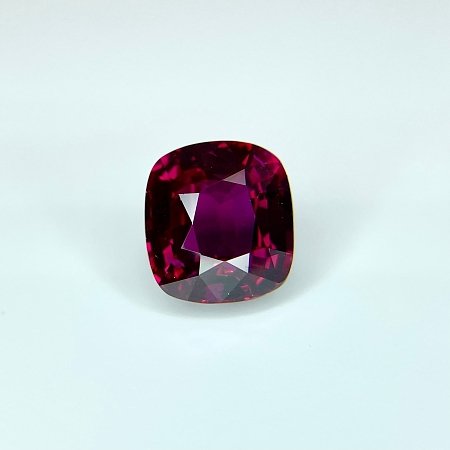 4.11 ct Cushion Red Natural Ruby
