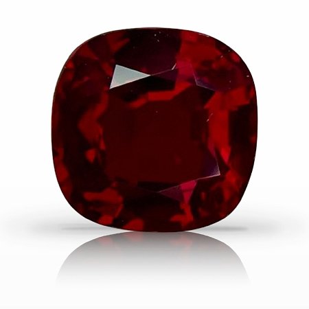 2.56 ct Cushion Red Natural Ruby