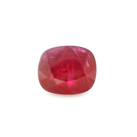 6.02 ct Cushion Red Natural Ruby